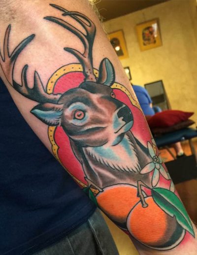Traditional tattoo st Augustine, florida tattoo , st augustine tattoo, orange tattoo, florida tattoo artist