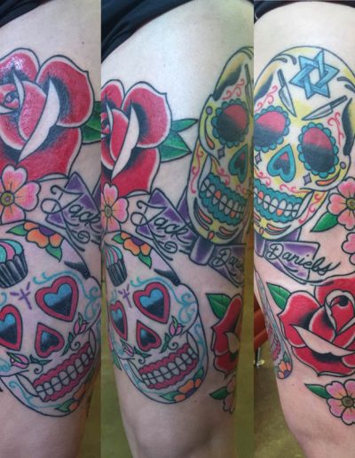 .dia de los muertos tattoo , tattoo st augustine fl , tattoo artist florida