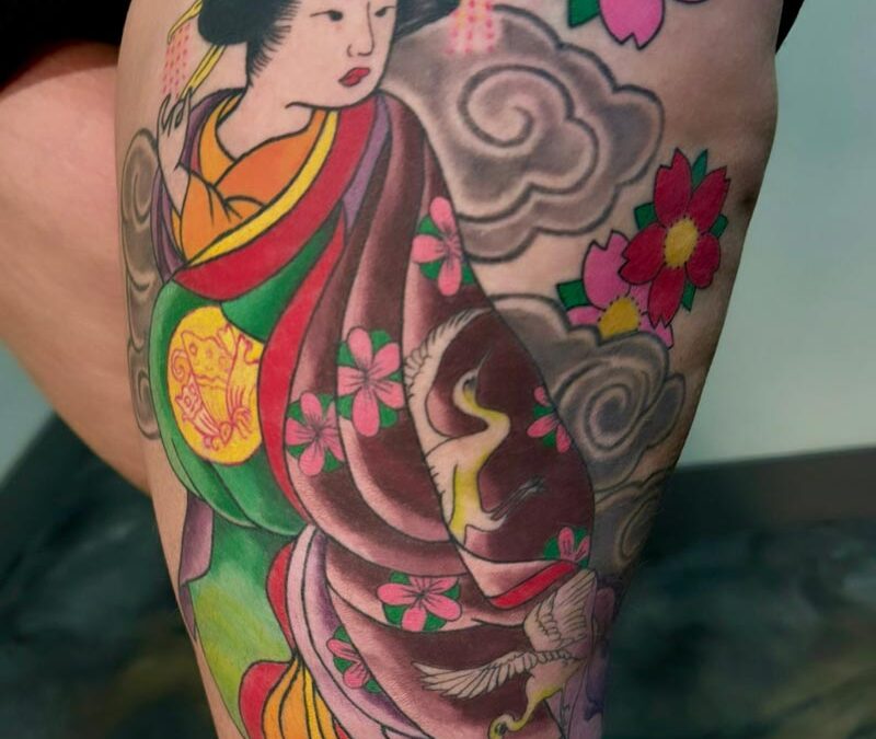 Japaneseconcubine Jesse Britten Tattoo in St Augustine, Florida